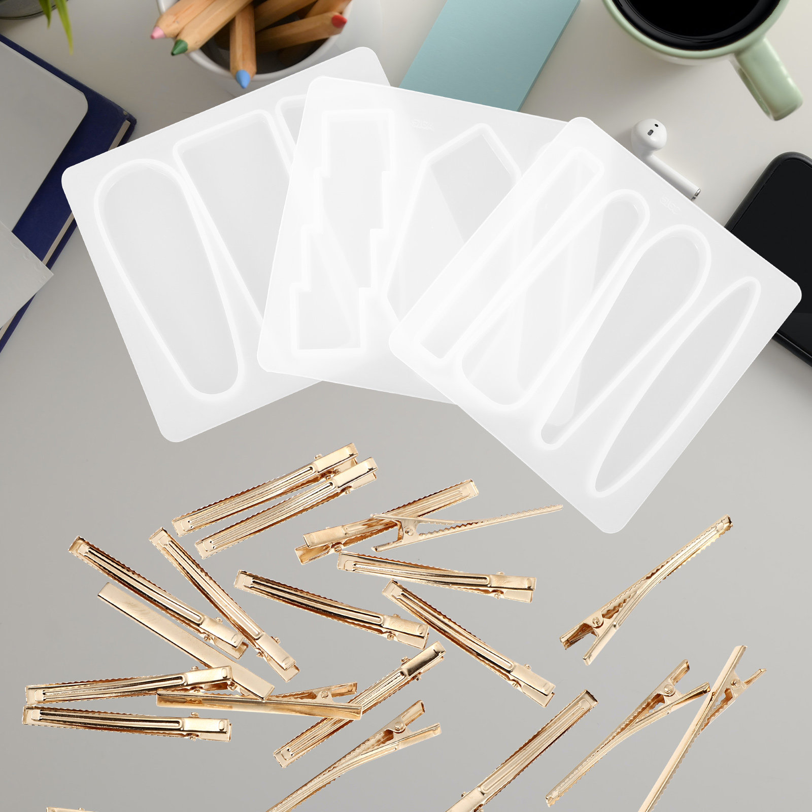 Crafting Resin - 1 ensemble de moules en silicone