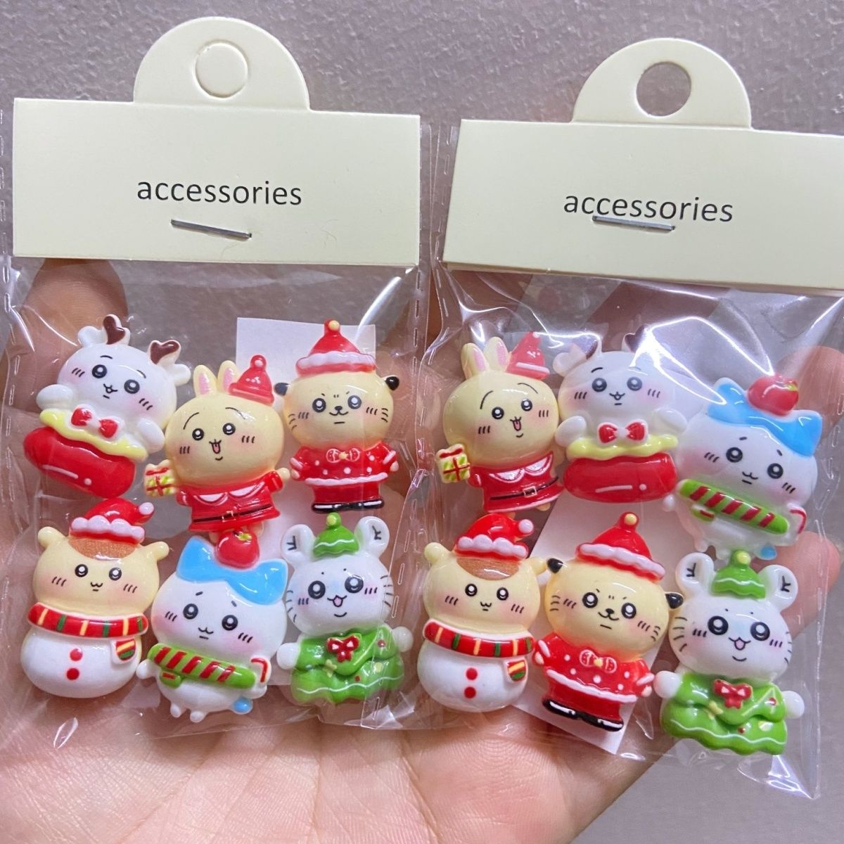Resin Crafts Diy - Autocollants amovibles en résine Chiikawa de
