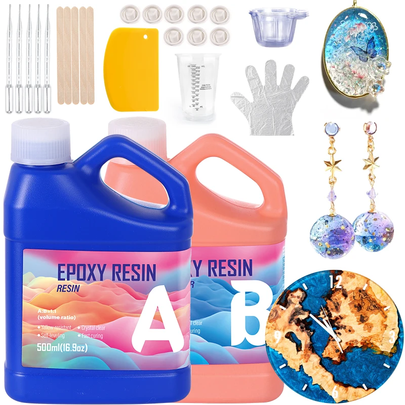 Epoxy Uv Resin Kit - Kit de résine époxy facile à