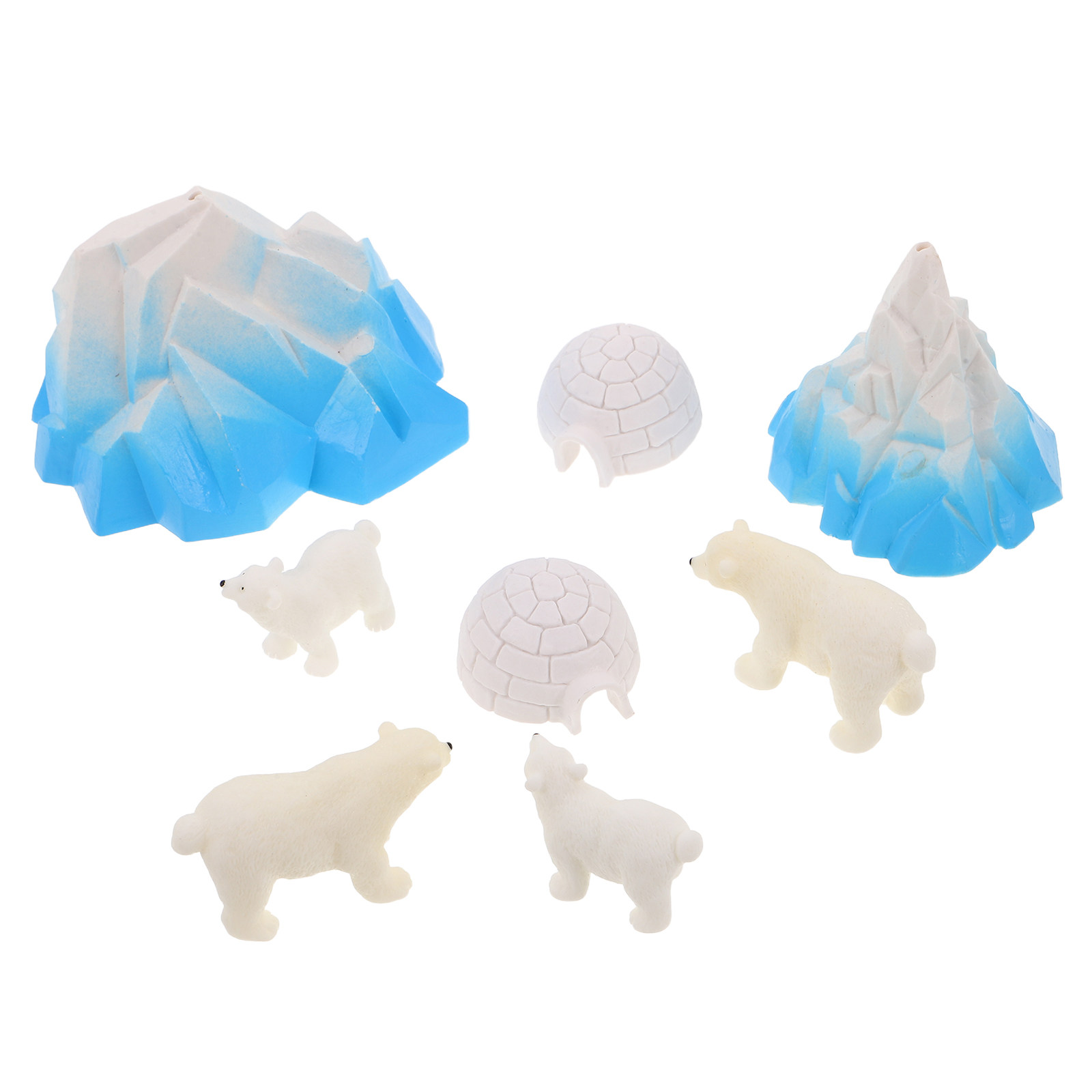 8 mini-ours polaires en résine - Crafting Resin avis et prix