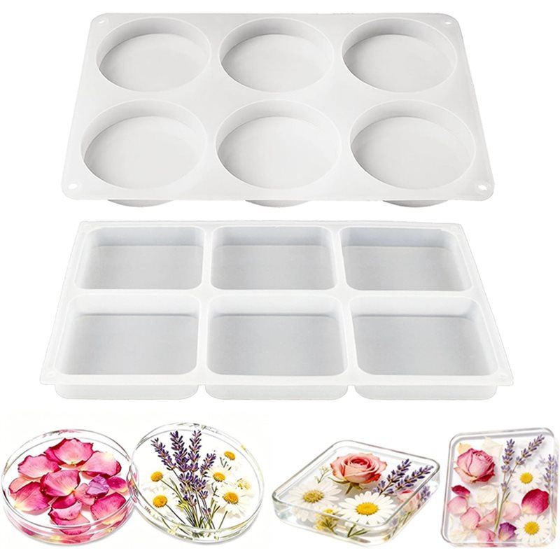 Moules en silicone A25I-12 cav - Coaster Mold Round avis et prix