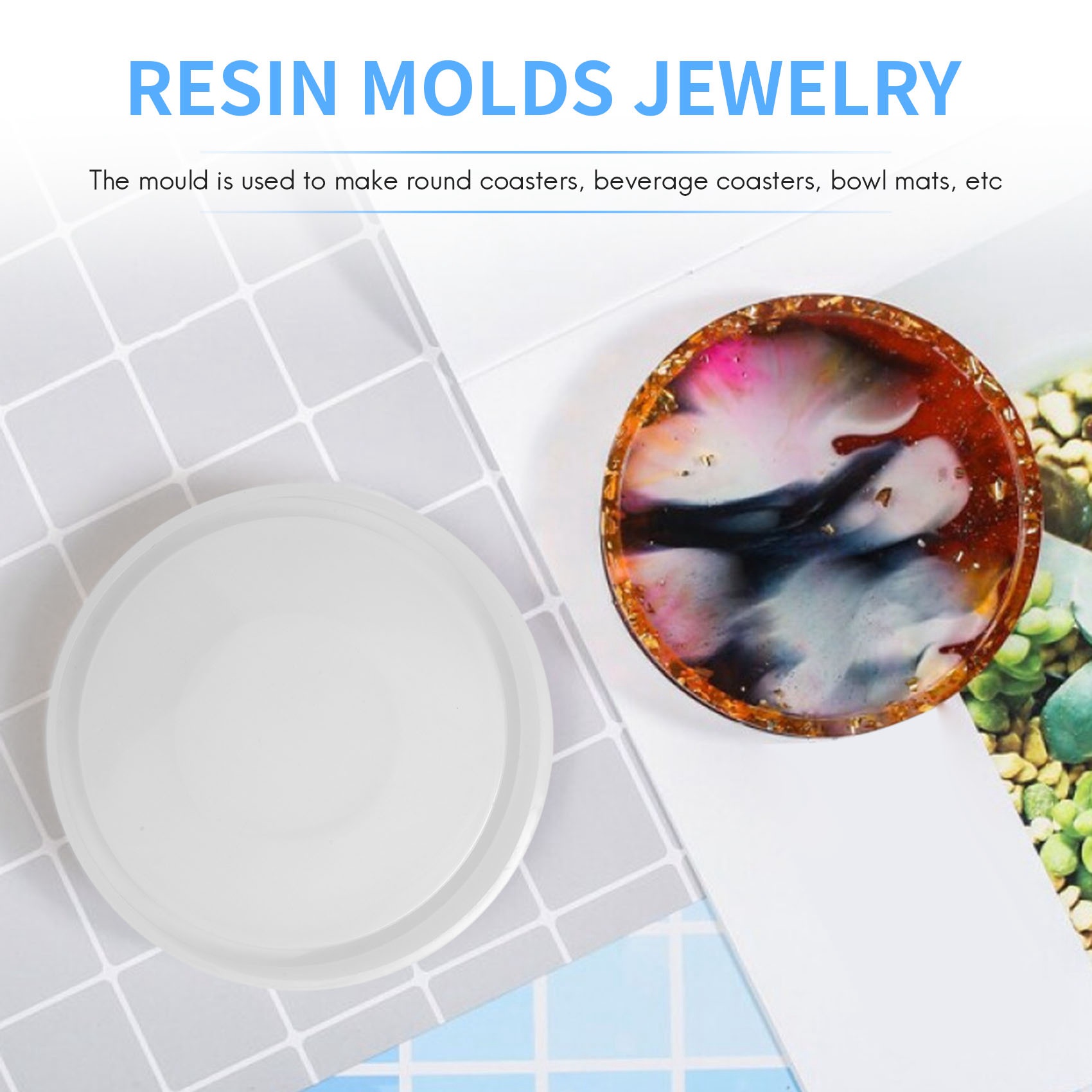 ABQR – grand moule rond en Sil - Coaster Mold Round avis et prix