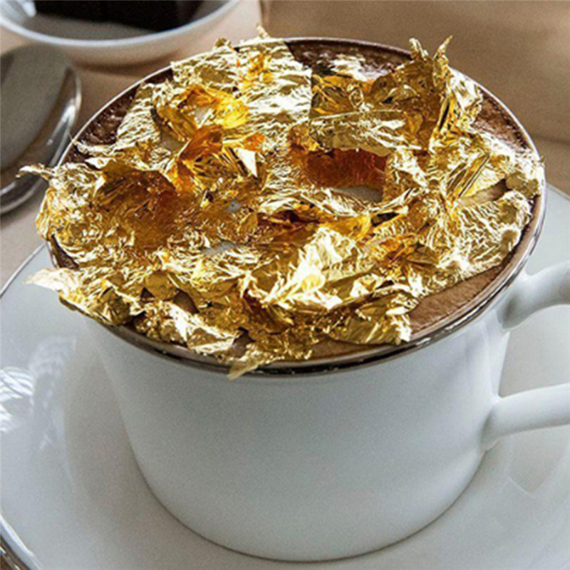 Feuilles de feuille d'or Pure  - Gold Foil Flakes avis et prix