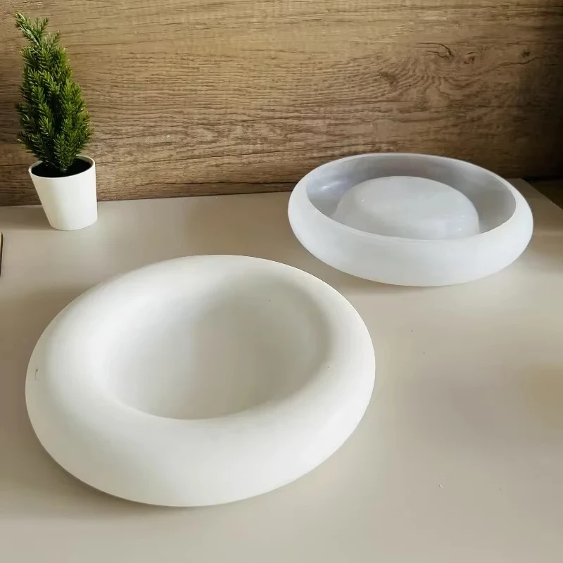 Grand plateau rond en ciment e - Coaster Mold Round avis et prix