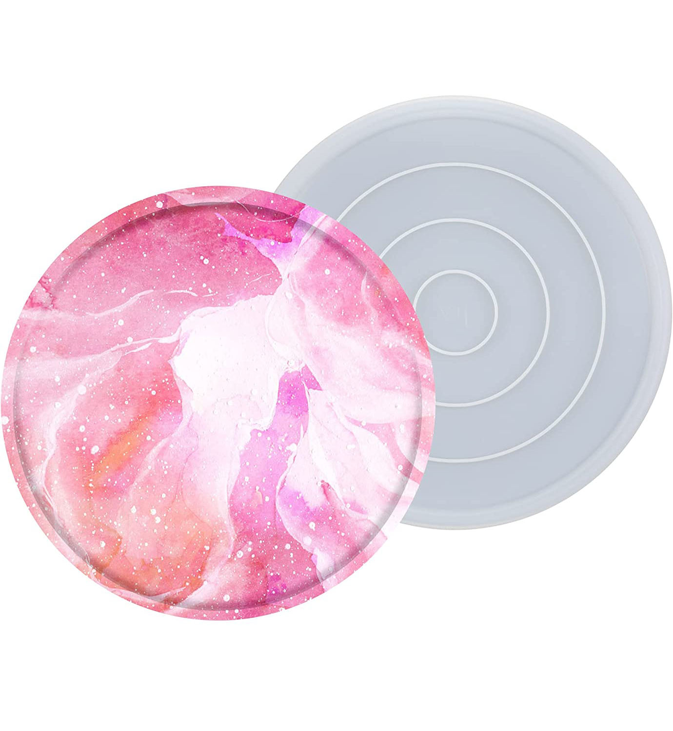 Grand moule rond en silicone p - Coaster Mold Round avis et prix