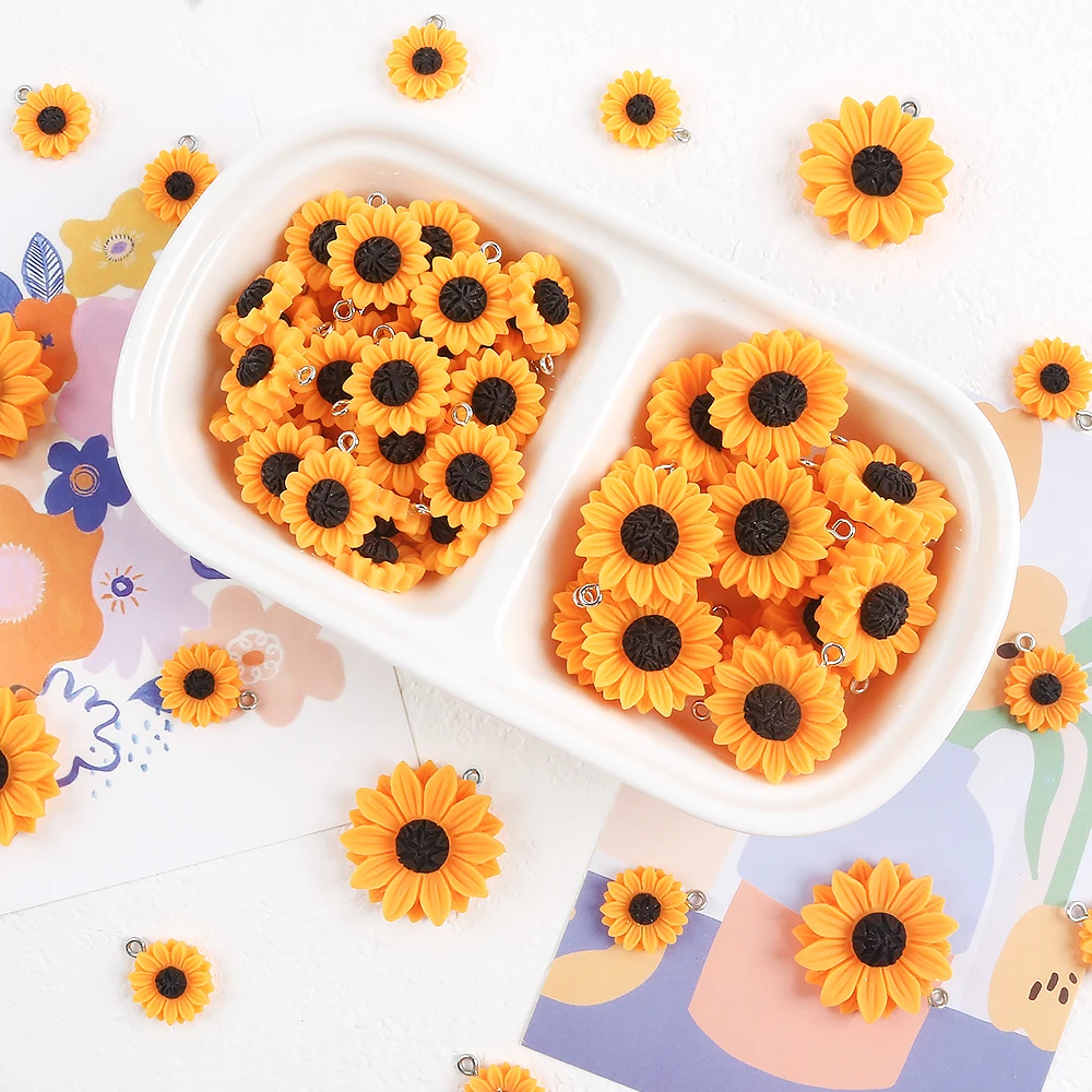 Breloques tournesol en résine  - Flower Preservation Resin avis et prix
