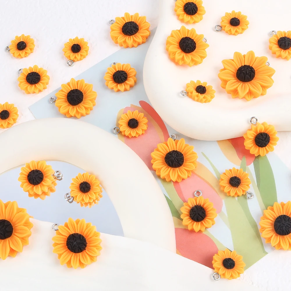 Breloques tournesol en résine  - Flower Preservation Resin avis et prix