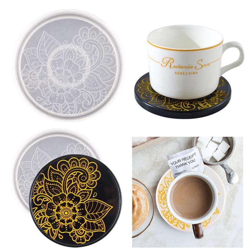 Moule rond créatif en Silicone - Coaster Mold Round avis et prix