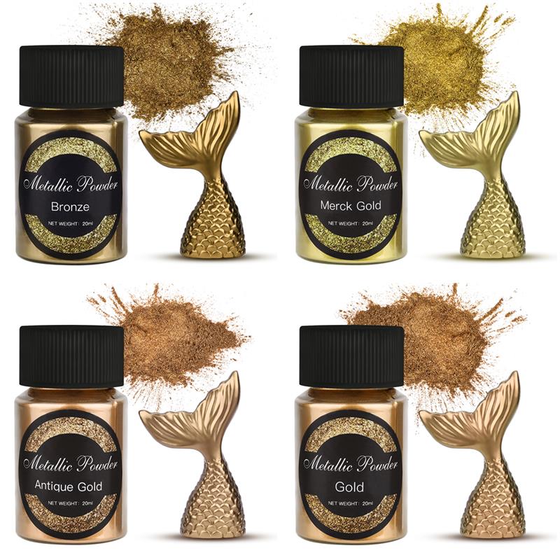 20 Ml miroitant métallique or  - Resin Pigment Set avis et prix