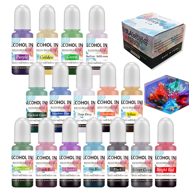 Un ensemble d'encre, résine d' - Resin Dye Alcohol avis et prix